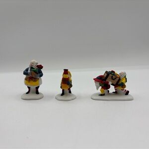 Department 56 1989 Vintage Heritage Village Coll Toymaker Elves Set Of 3 5602-2